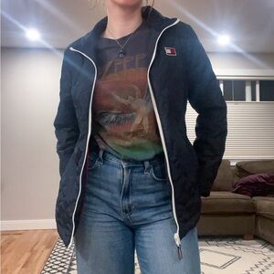 Tommy Hilfiger puffer jacket. 3 in 1 all weather system jacket medium
